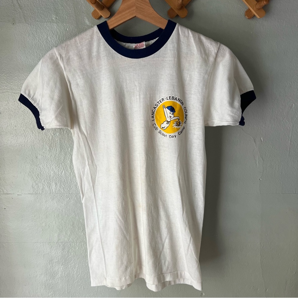 1970’s Lancaster-Lebanon Casper the Friendly Cub Scout Wringer Tee 👻